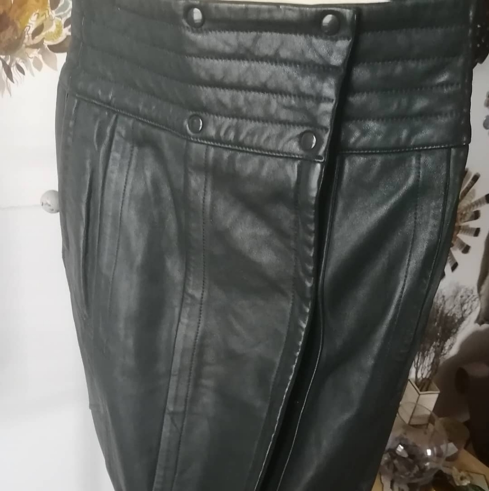 Leather Pencil Skirt Milanoza